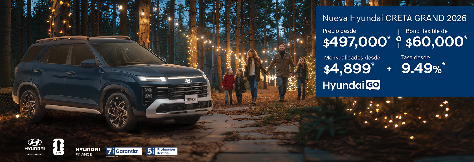 Creta Grand oferta diciembre 2025 con Hyundai Go