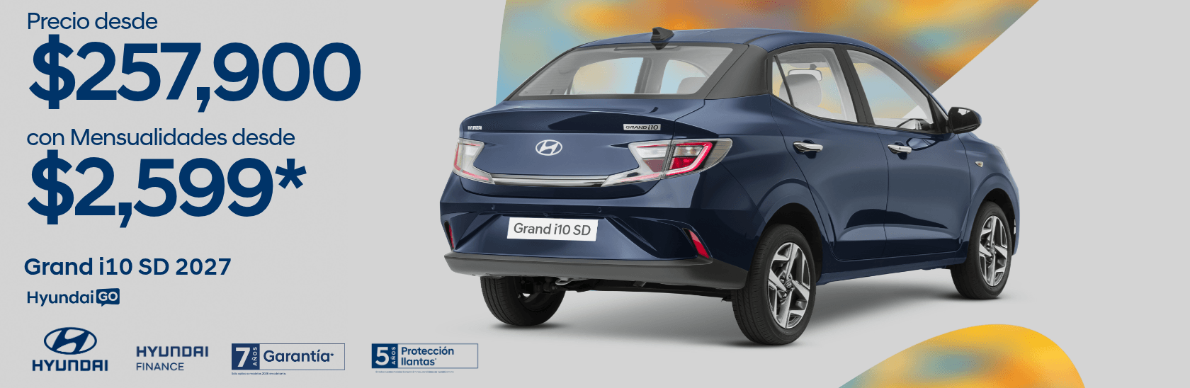 Promoción Grand I10 SD con Hyundai Go agosto 2026