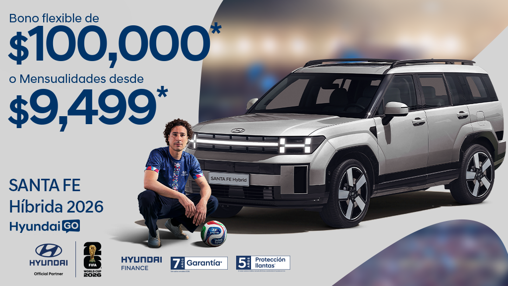 Hyundai Go santa fe hibrida 2026 junio