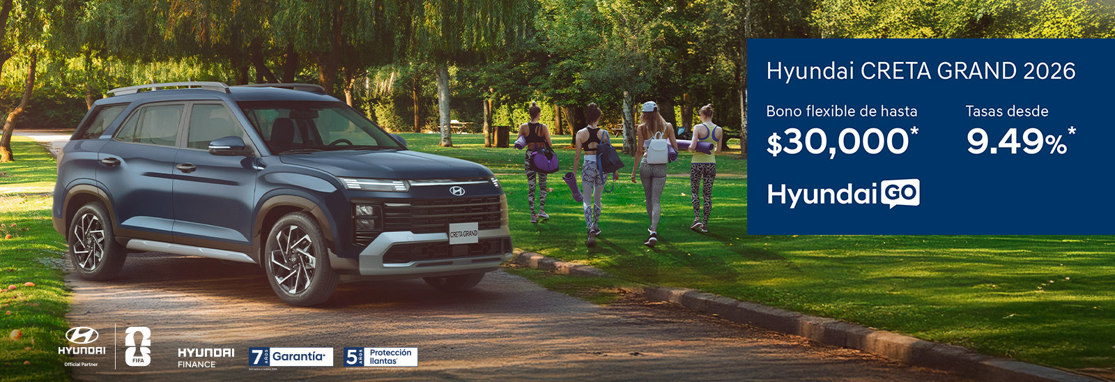 Creta Grand oferta enero 2026 con Hyundai Go