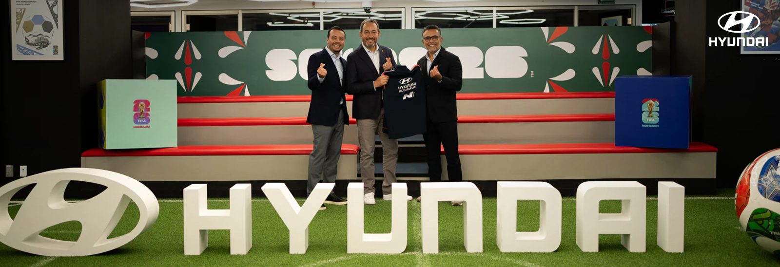 Hyundai Motor de México será aliado clave de movilidad para la Copa Mundial de la FIFA 2026™ con más de 160 unidades entregadas: