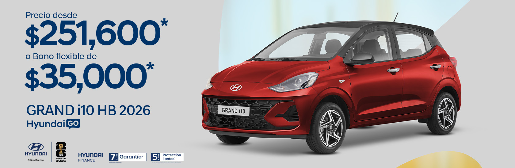 Promoción Grand i10 HB Hyundai Go febrero 2025