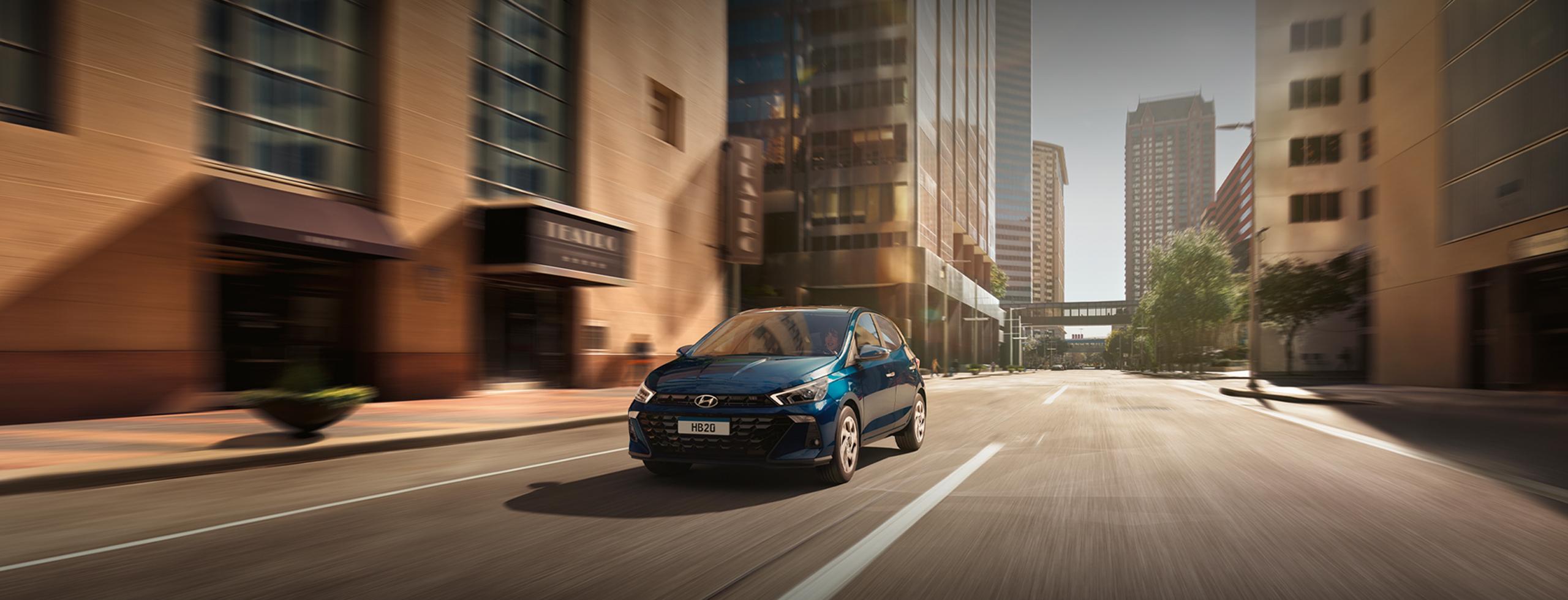 HB20 Hatchback azul 2026