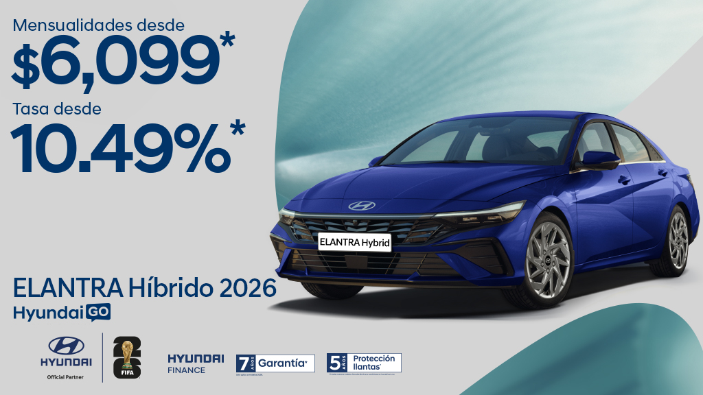 Promoción de Hyundai Go Elantra Híbrido Marzo 2026