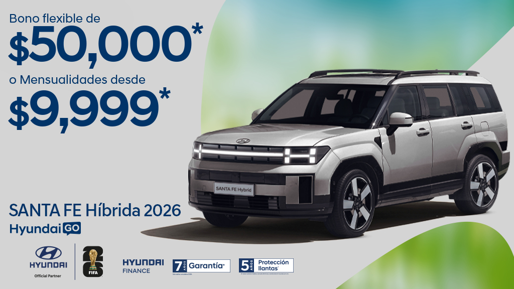 Hyundai Go santa fe hibrida 2026 Marzo