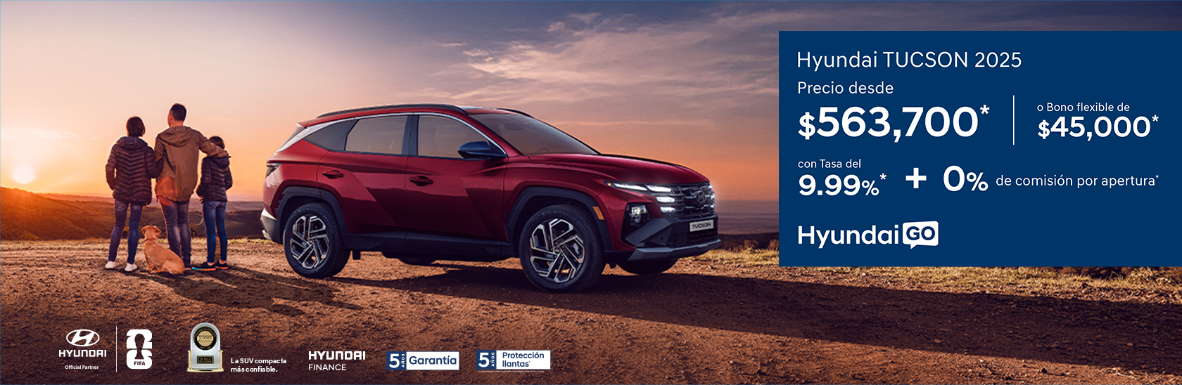 Promoción Tucson 2025 Hyundai Go julio