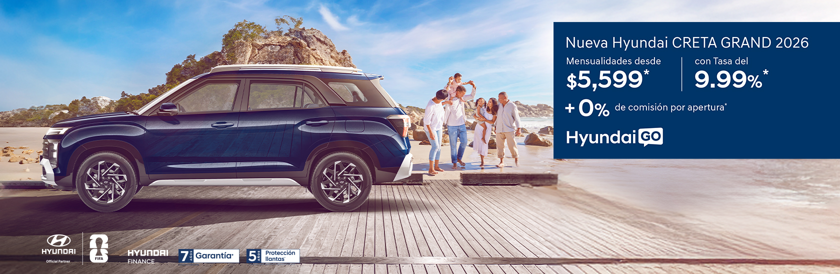 Creta Grand oferta julio 2025 con Hyundai Go