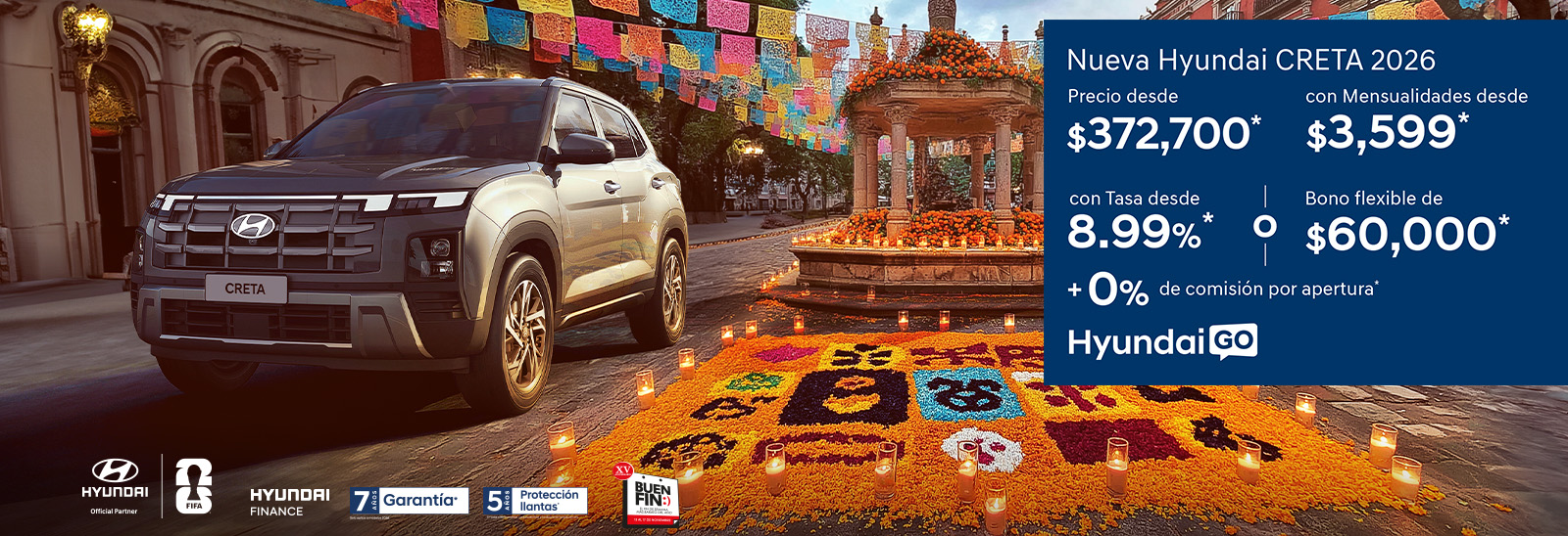 Creta 2026 promoción octubre hyundai go