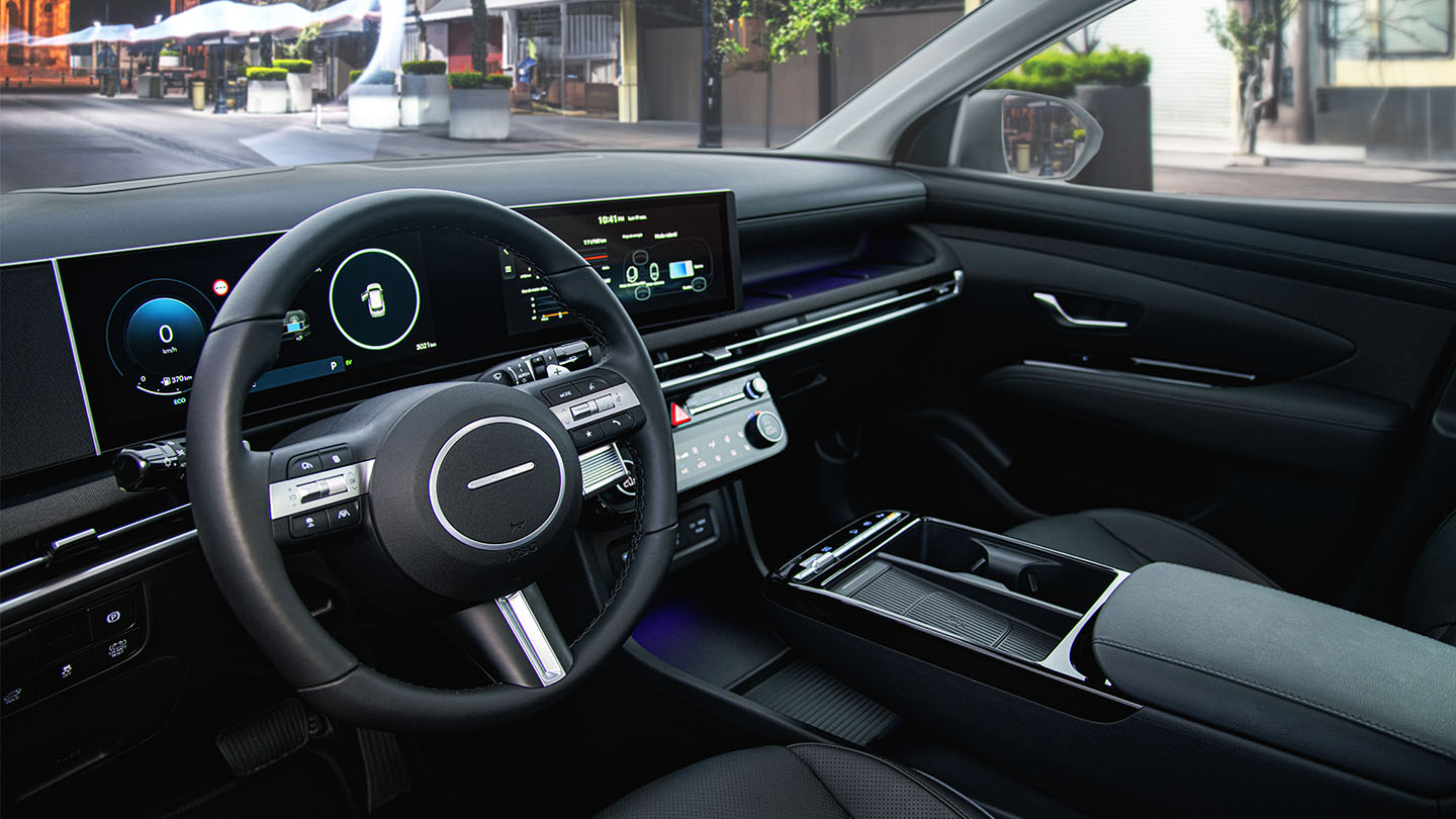 Diseño interior transformado Hyundai Tucson Híbrida