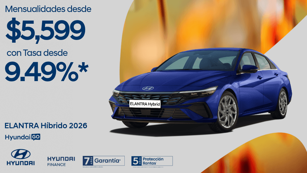 Promoción de Hyundai Go Elantra Híbrido 2026