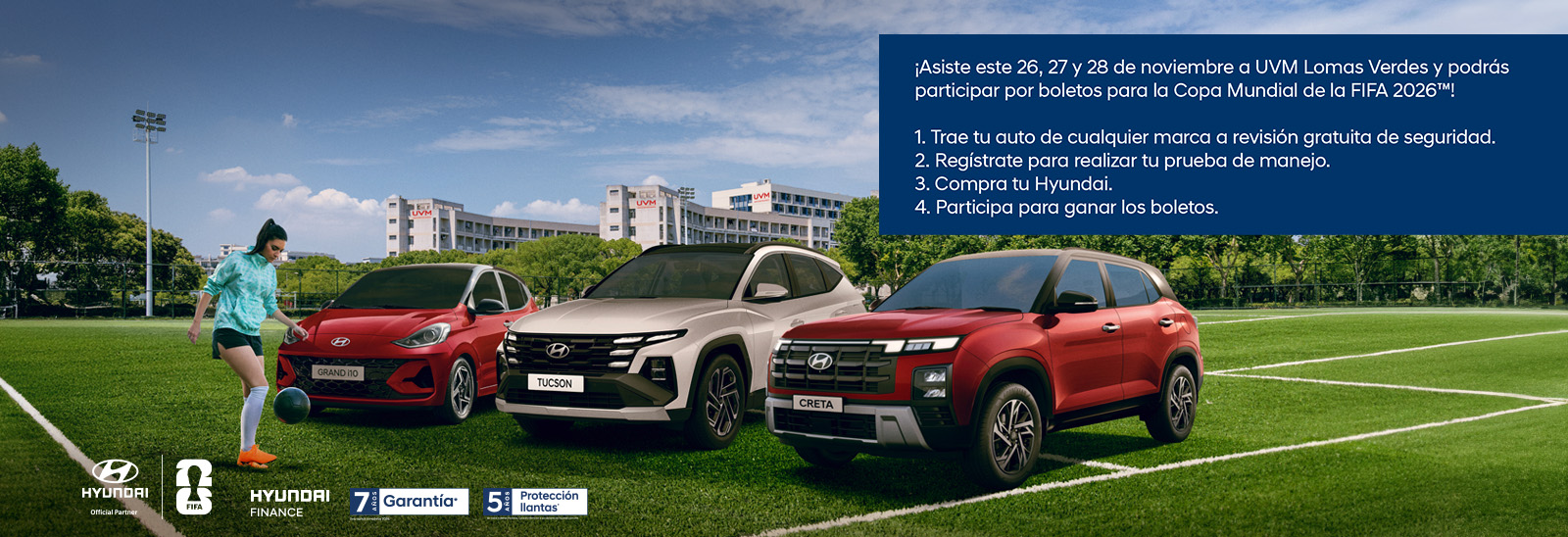 Hyundai llegó a UVM Lomas Verdes y te da la oportunidad de ir al Mundial 2026