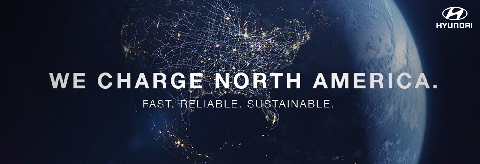 Plantea Tierra con leyenda We Charge North America