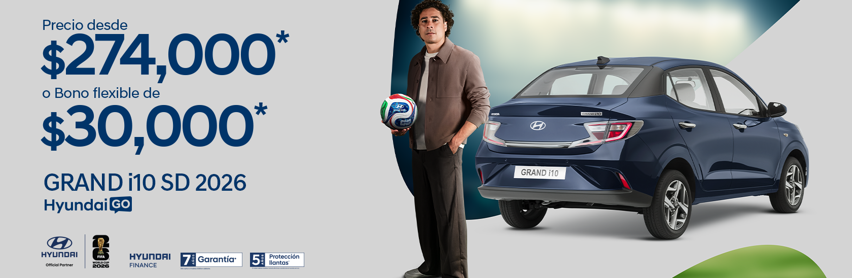 Promoción Grand I10 SD con Hyundai Go julio 2026